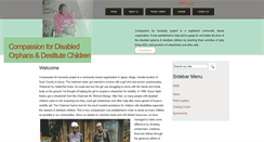 Desktop Screenshot of compassionfordisables.org